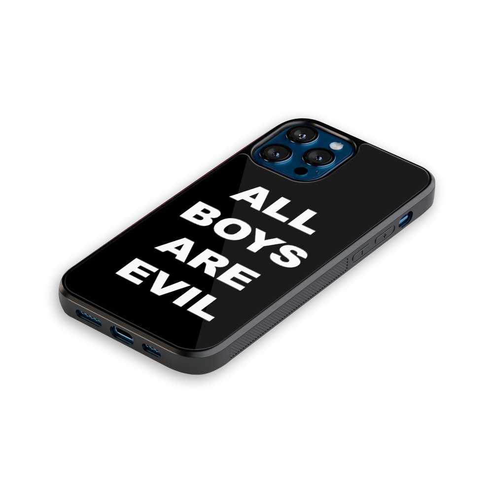 All Boys are Evil | Glass Case
