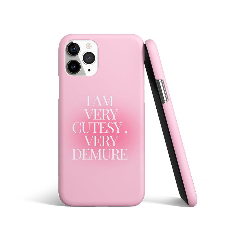 Cutesy & Demure | Matte Case