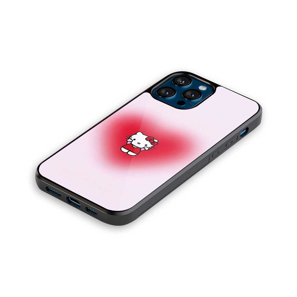 Hello Kitty Heart | Glass Case
