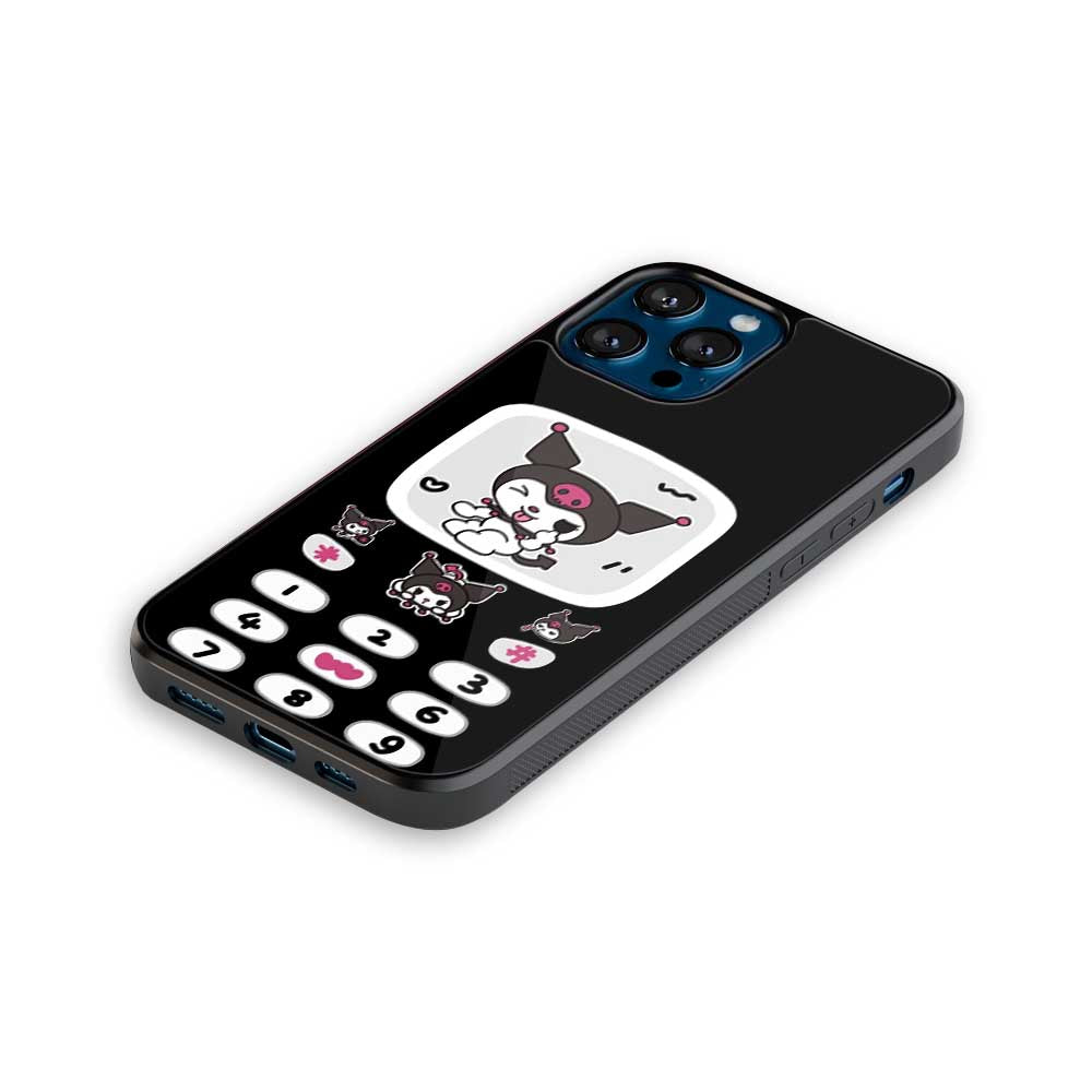 Kuromi Caller | Glass Case