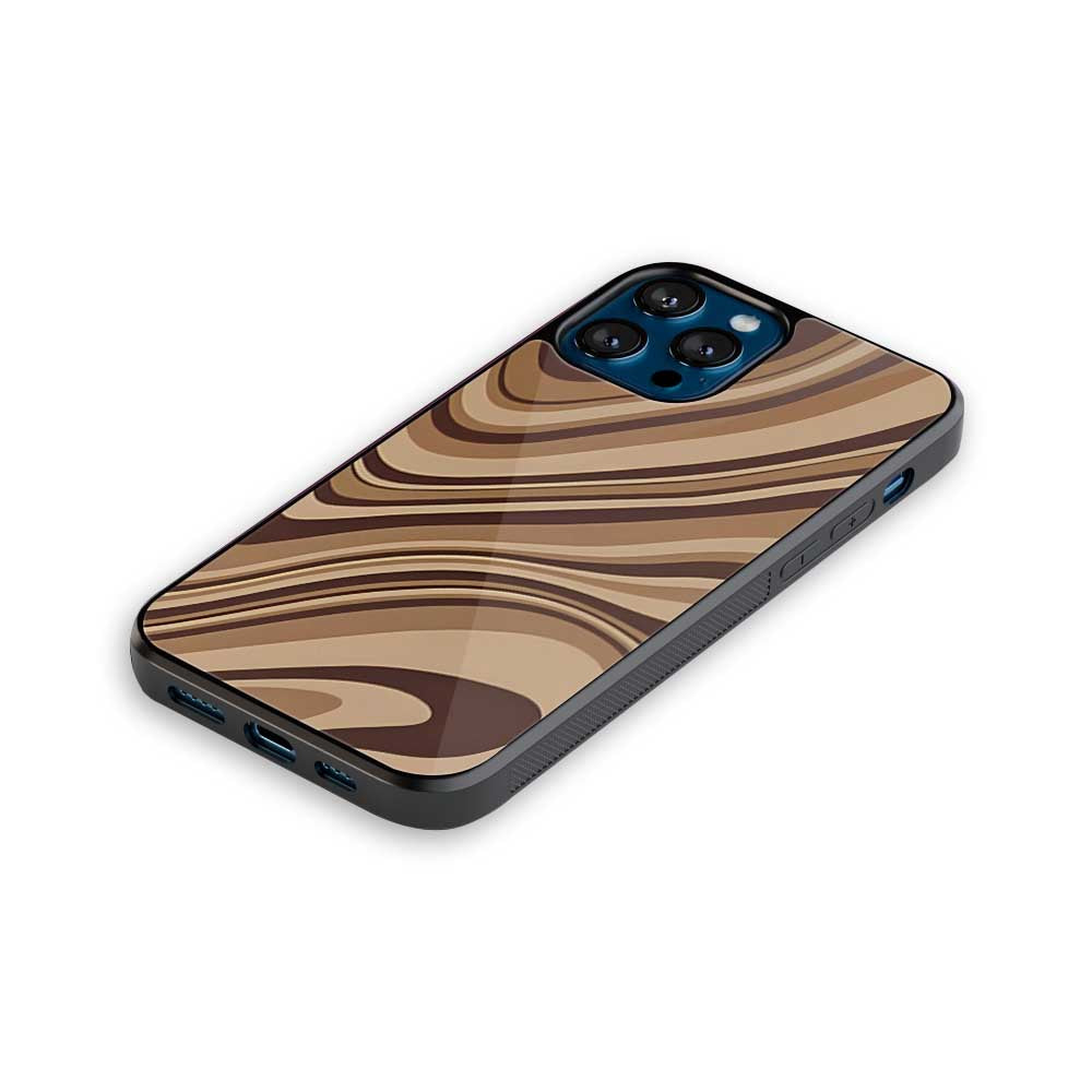 Monochrome Swirl | Glass Case