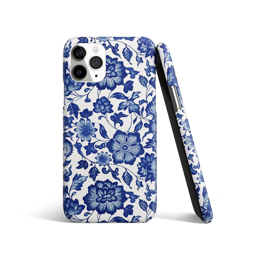 Navy Blue Desi Print | Matte Case