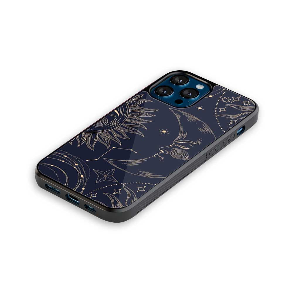 Navy Blue Galaxy | Glass Case