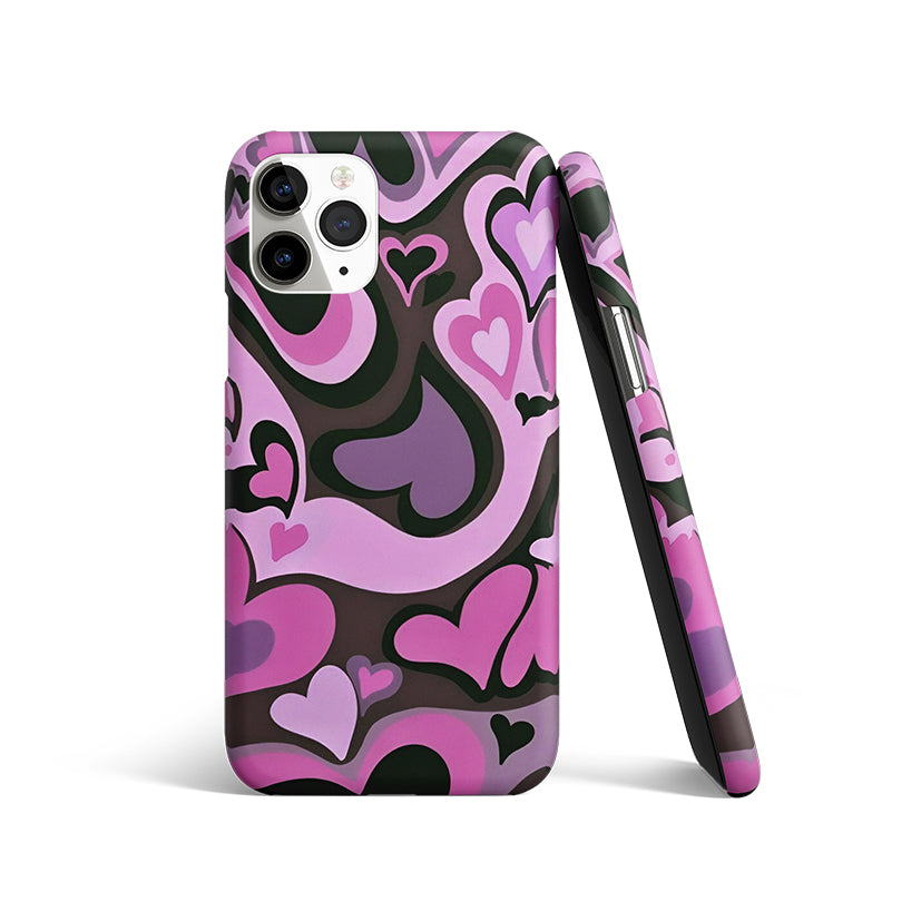 Pink Hearts | Matte Case