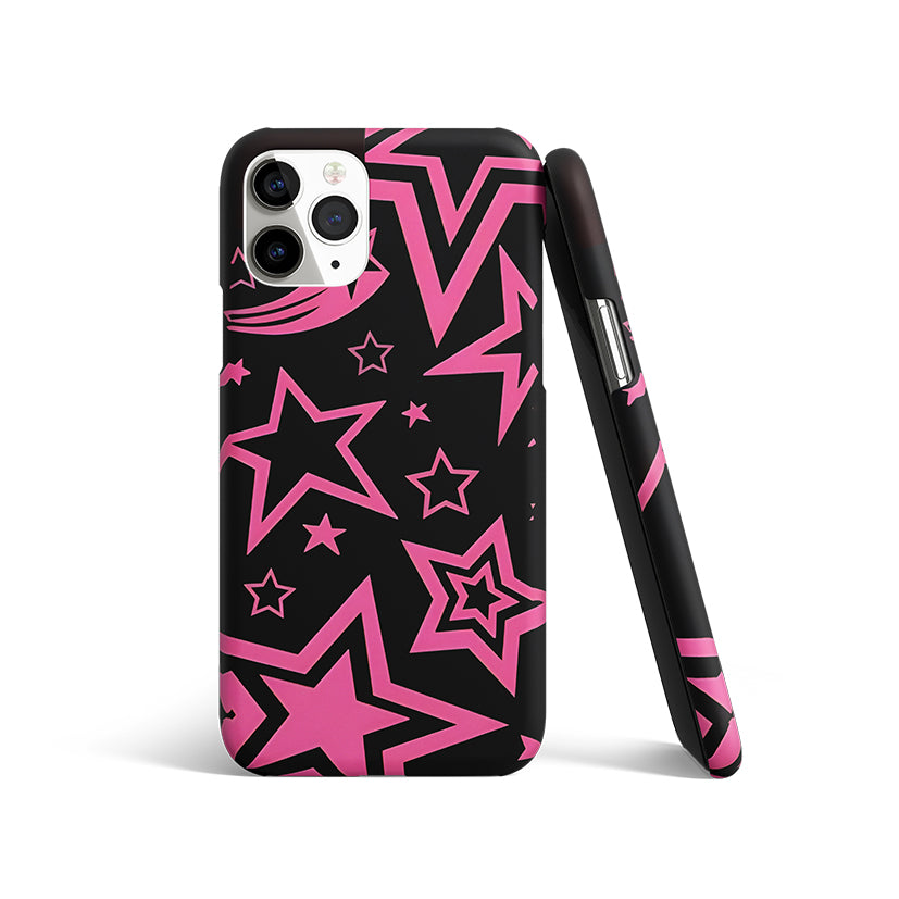 Pink Spiked Stars | Matte Case