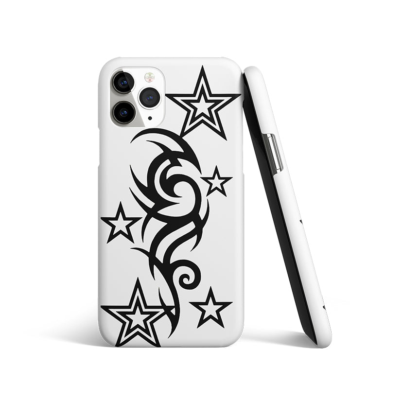 White Tribal Starburn | Matte Case