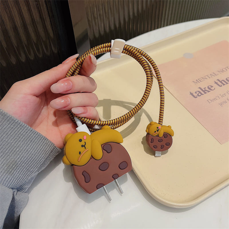 Bear Mochi Iphone Charger Cover