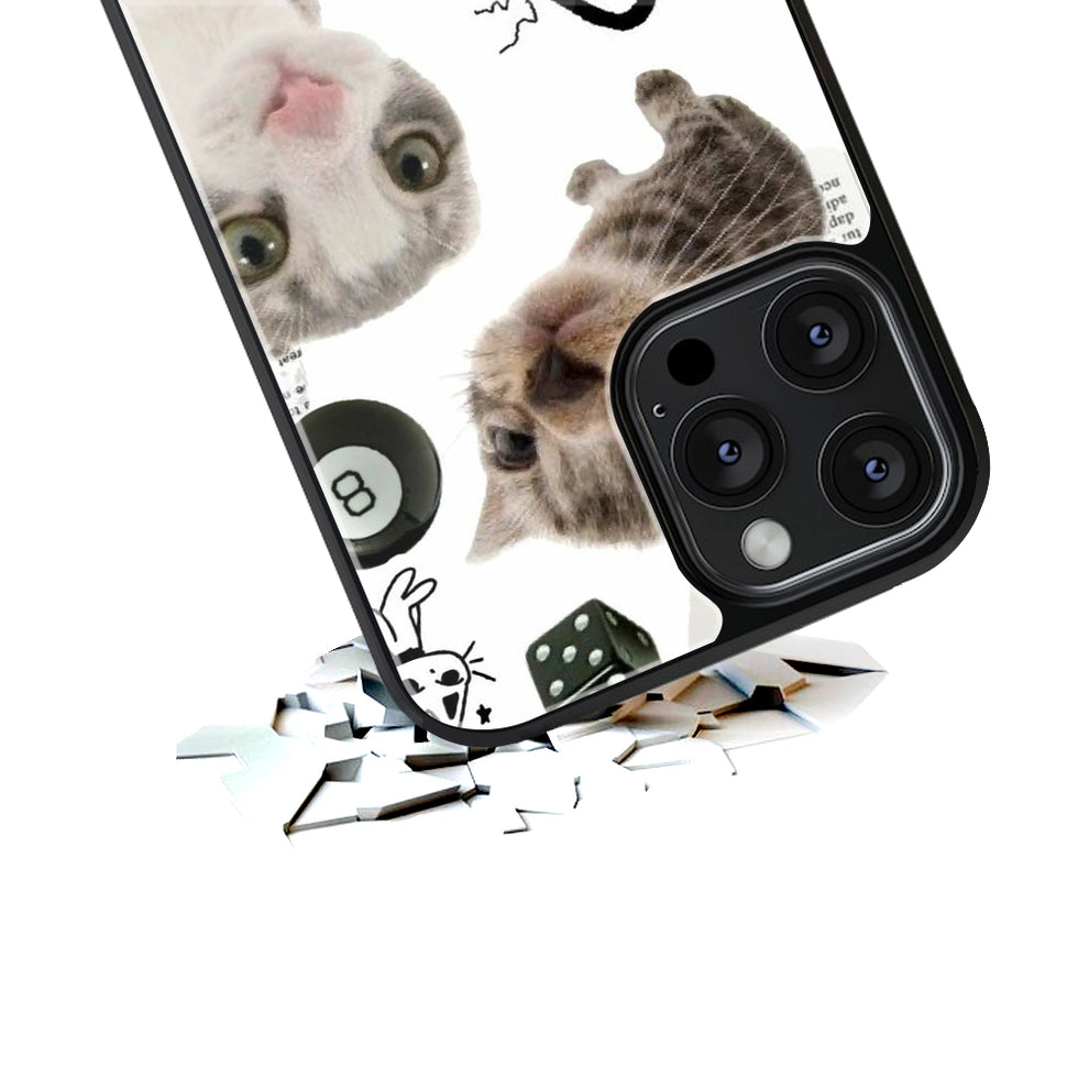 The Curious Kittens | Glass Case