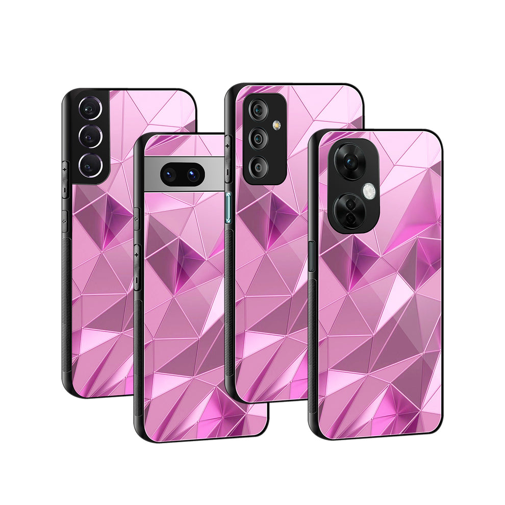 Pink Fragments | Glass Case