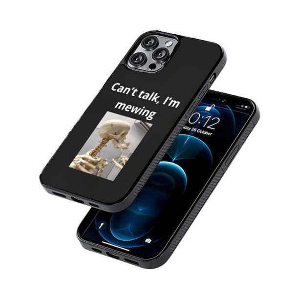 Mewing Skeleton | Glass Case