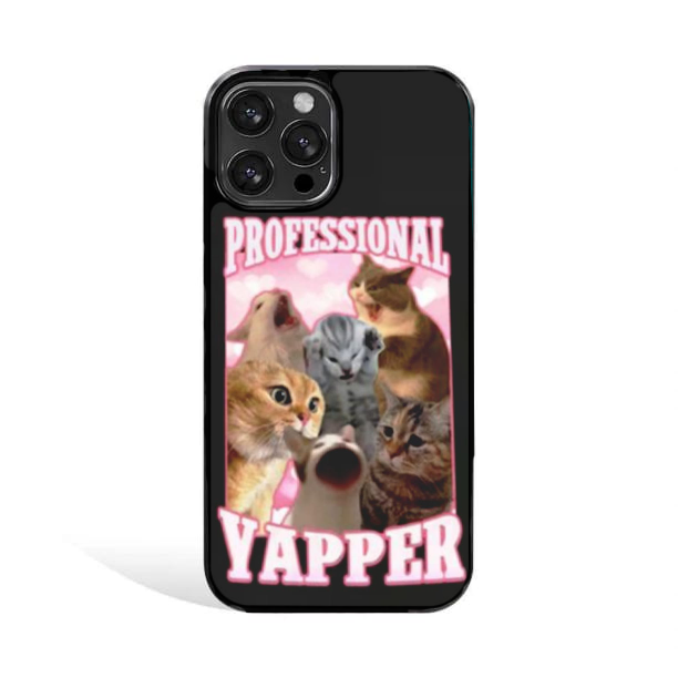 Yapper Kitten | Glass Case