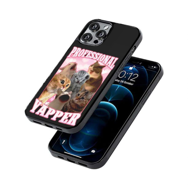 Yapper Kitten | Glass Case