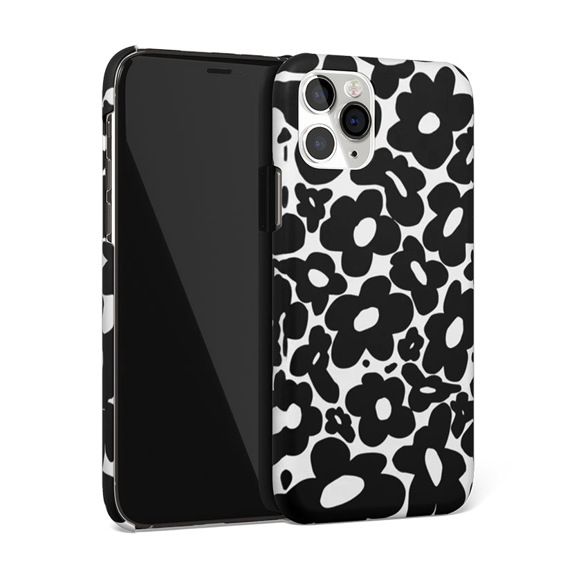 Black Flowers | Matte Case