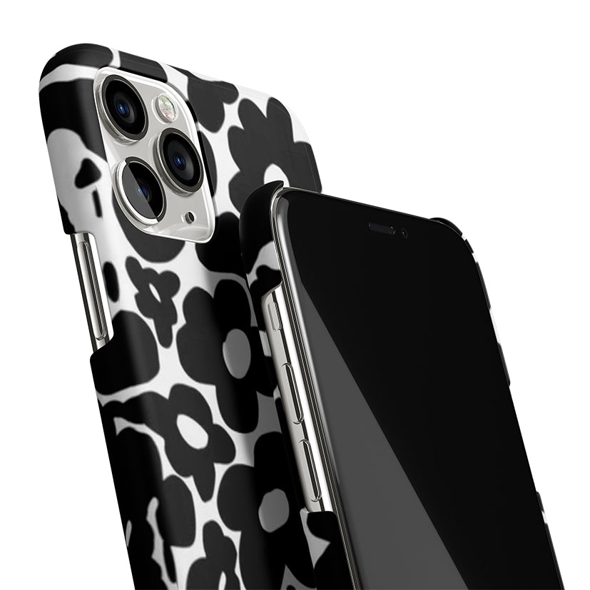 Black Flowers | Matte Case