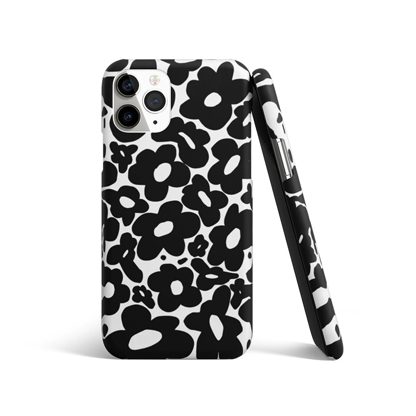 Black Flowers | Matte Case