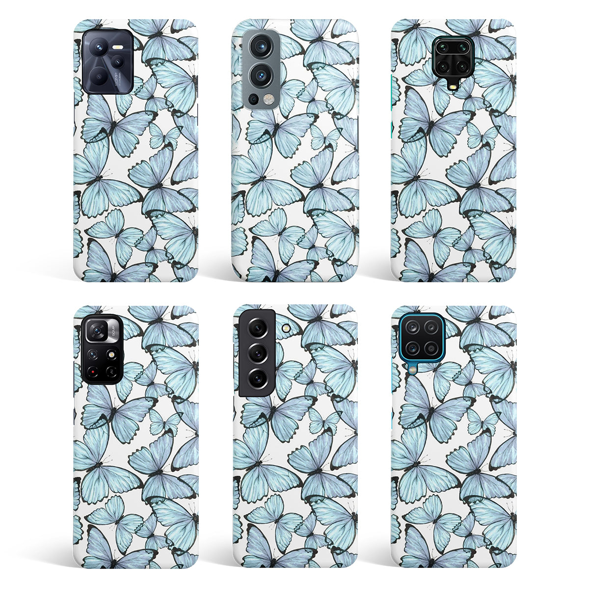 Blue Butterfly Art | Matte Case