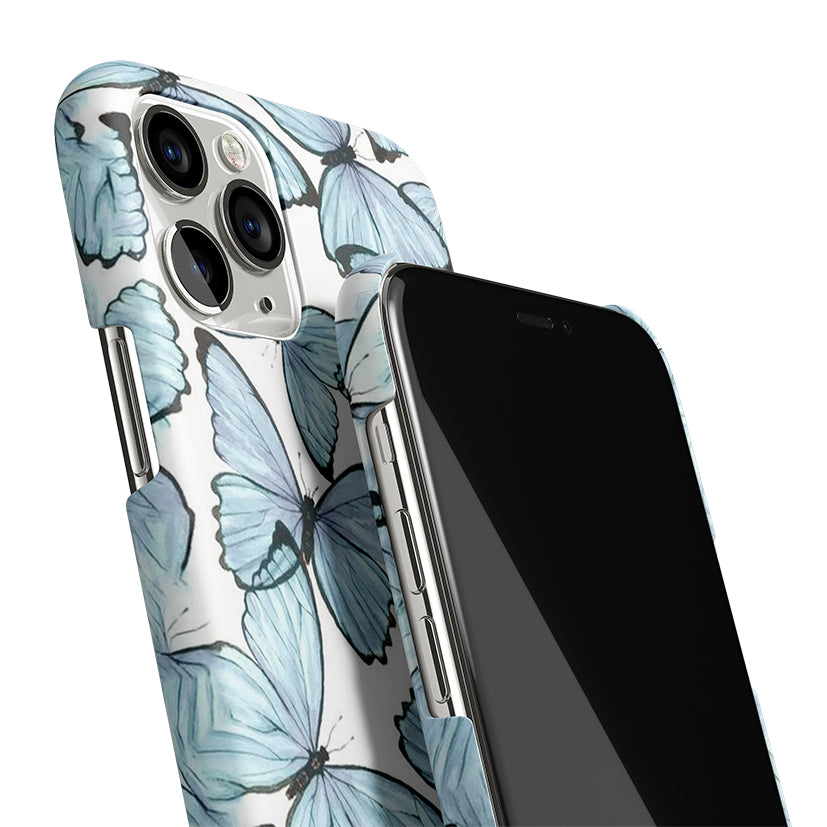 Blue Butterfly Art | Matte Case