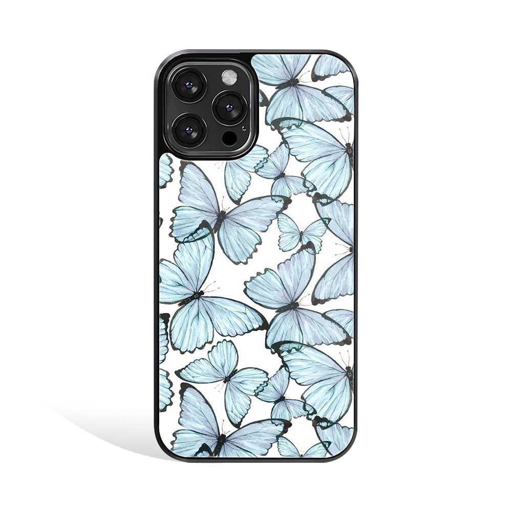 Blue Butterfly Art | Glass Case
