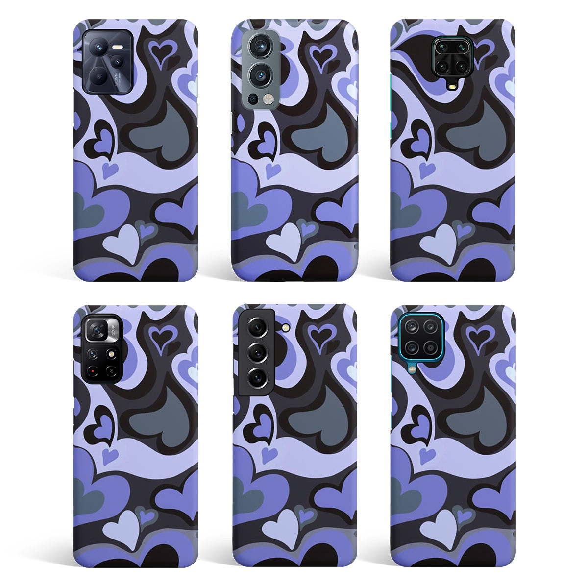 Blue Hearts | Matte Case