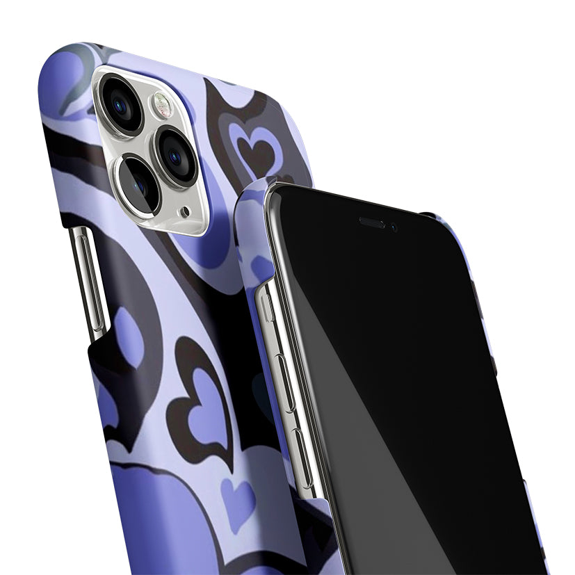 Blue Hearts | Matte Case