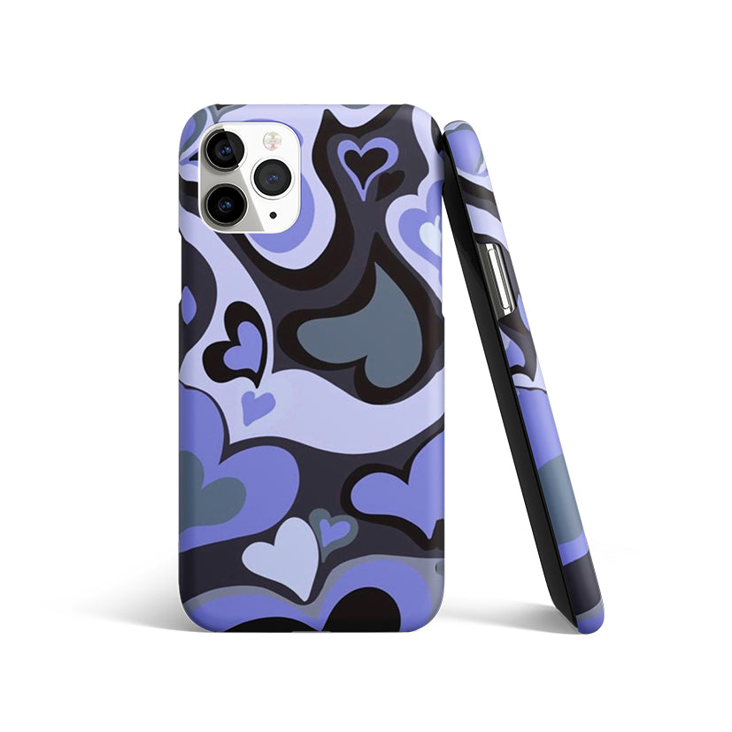 Blue Hearts | Matte Case