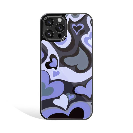 Blue Hearts | Glass Case