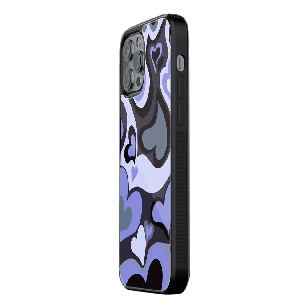 Blue Hearts | Glass Case