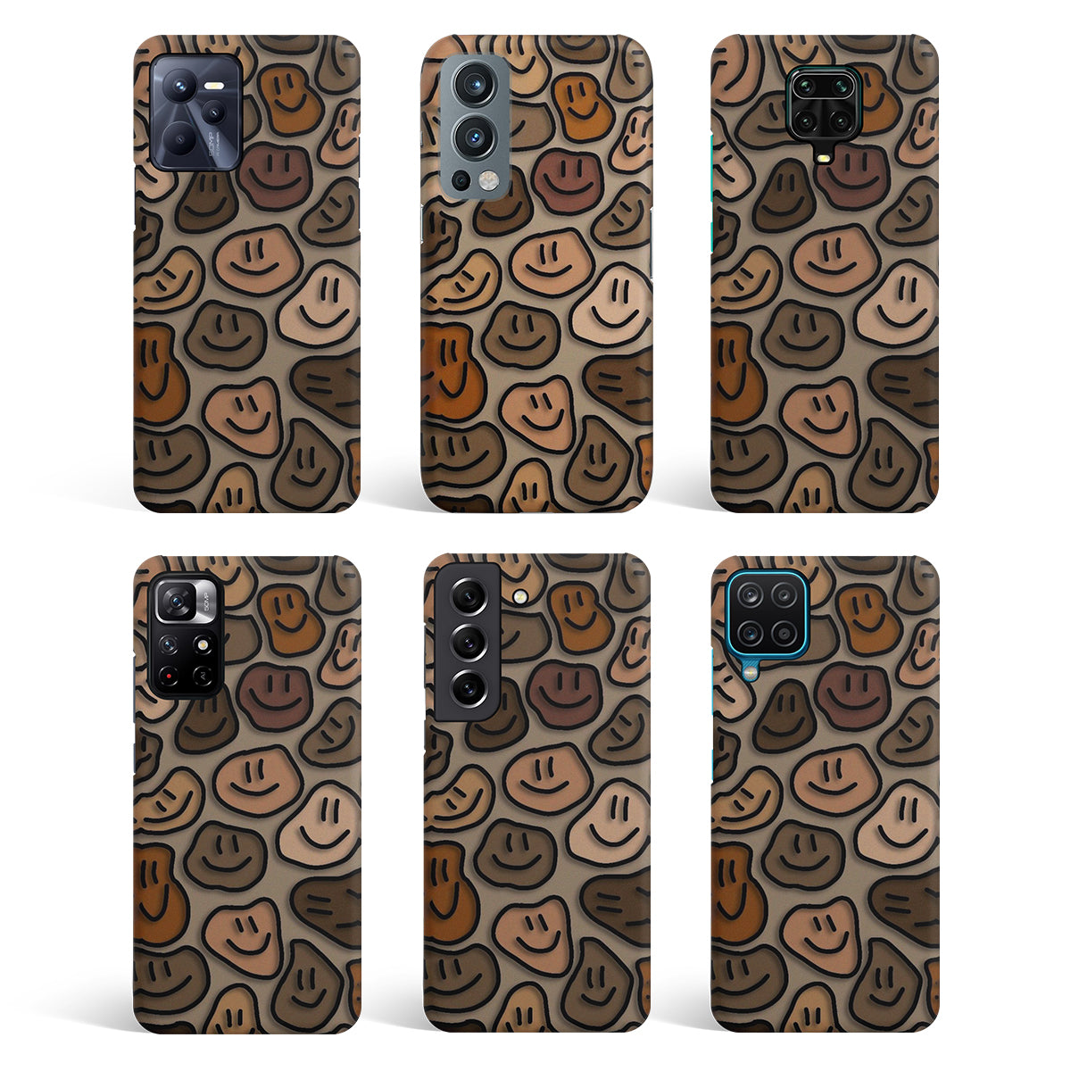 Brown Smiley | Matte Case