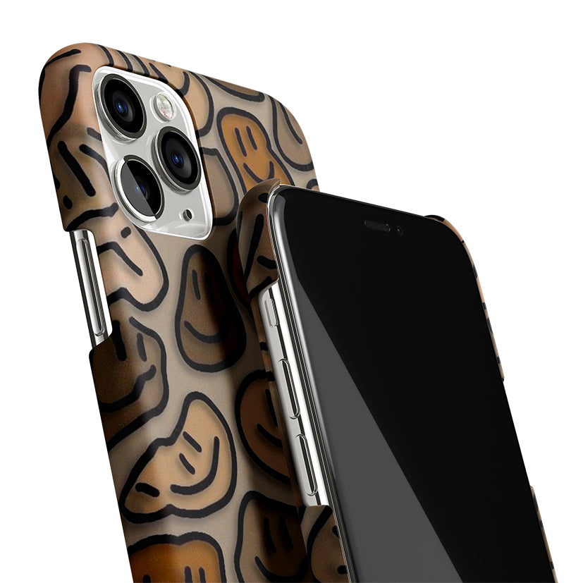 Brown Smiley | Matte Case