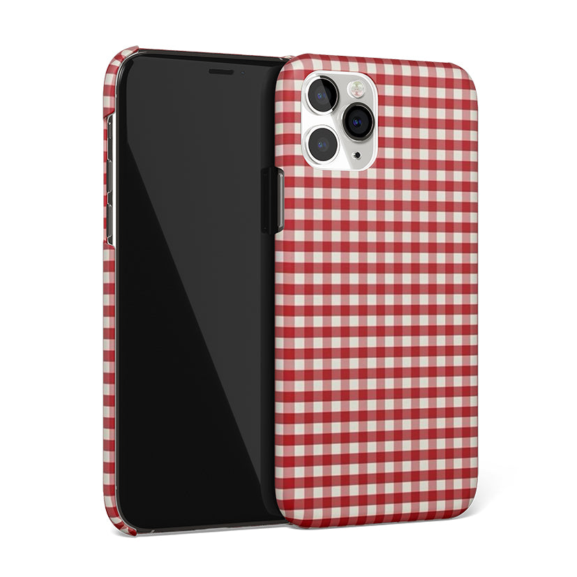 Cherry Gingham | Matte Case