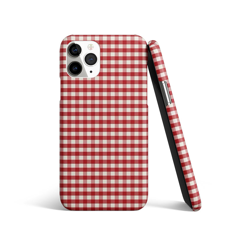 Cherry Gingham | Matte Case