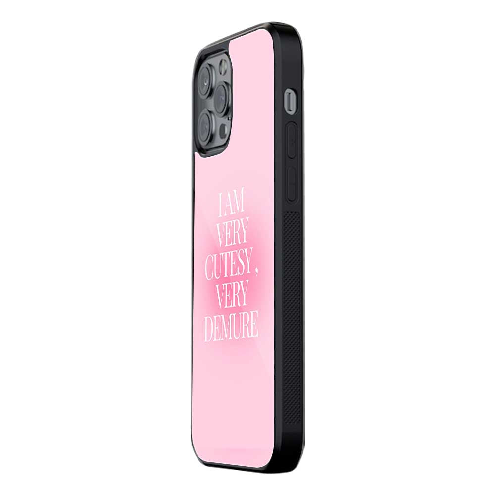 Cutesy & Demure | Glass Case