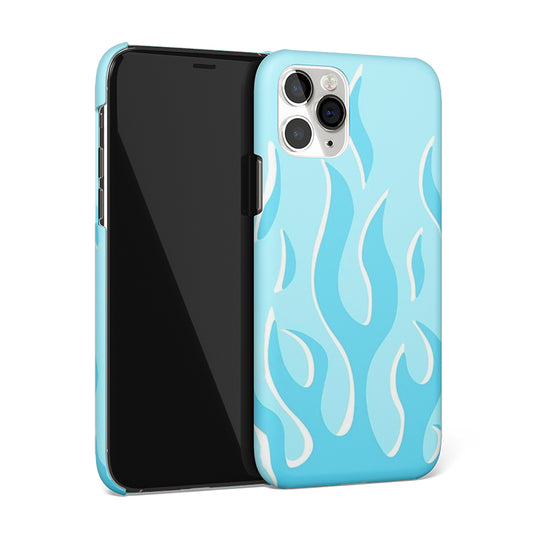 Cyan Flames | Matte Case