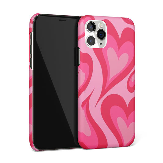 Drippy Pink Hearts Case | Matte Case