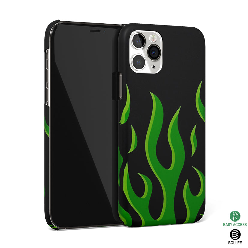 Green Flames | Matte Case