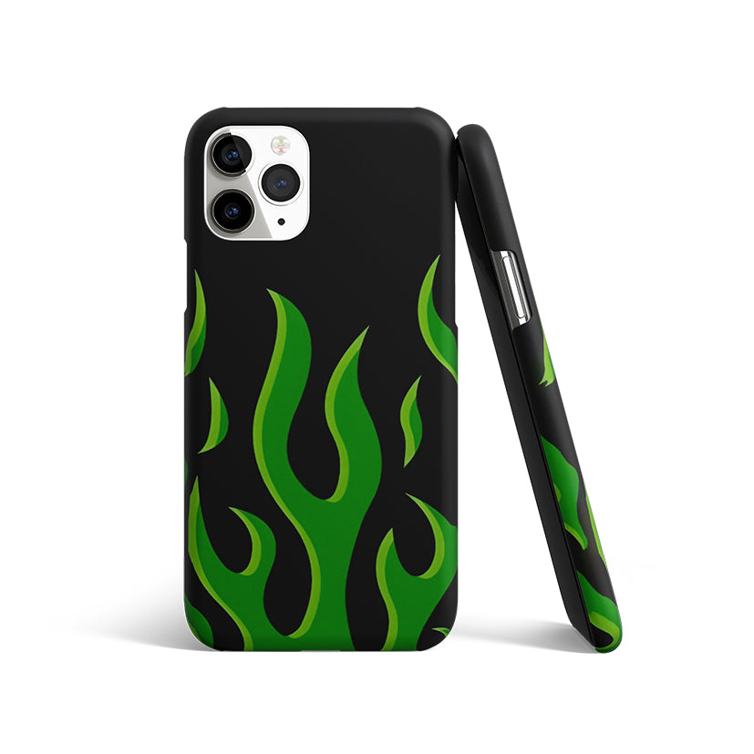 Green Flames | Matte Case
