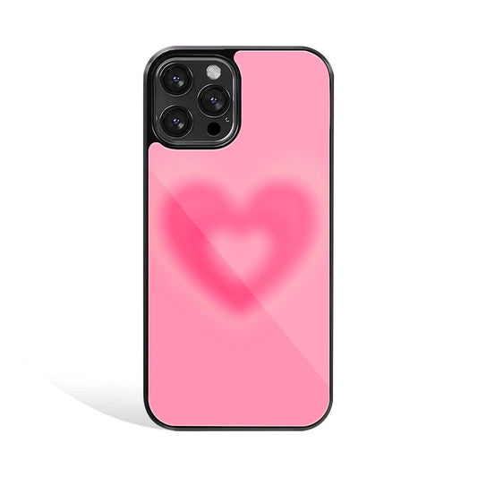 Pink Aura Heart | Glass Case