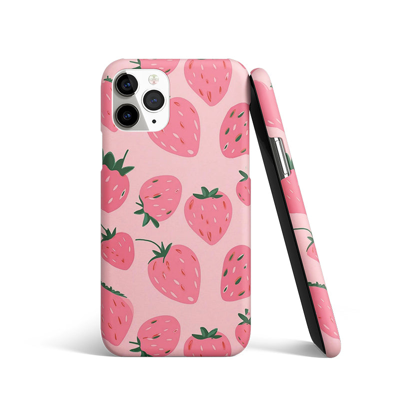 Pink Strawberries | Matte Case