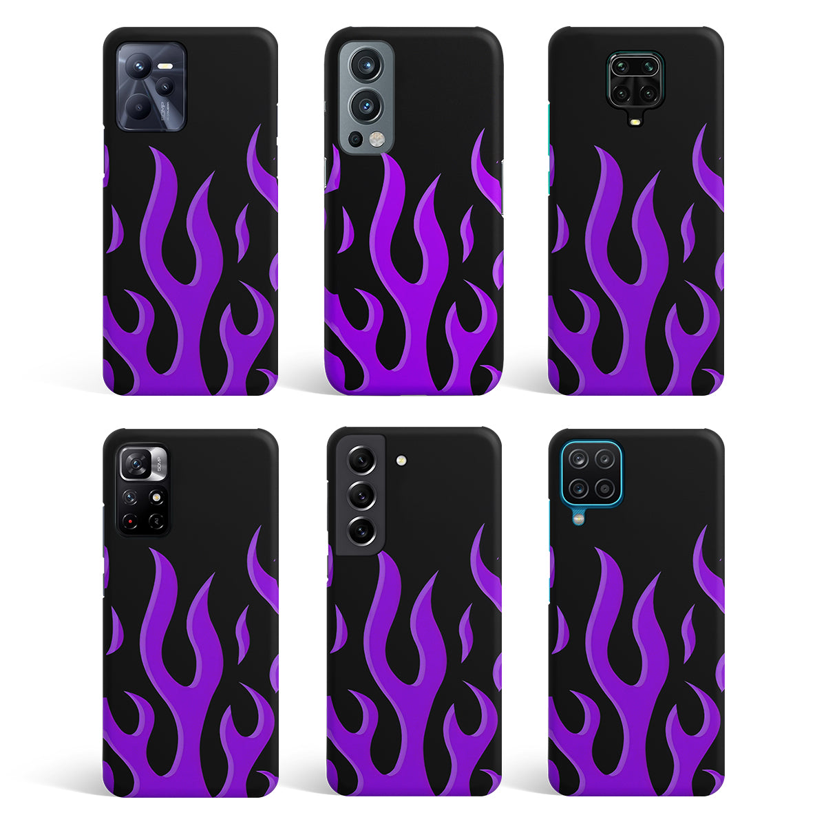 Purple Flames | Matte Case