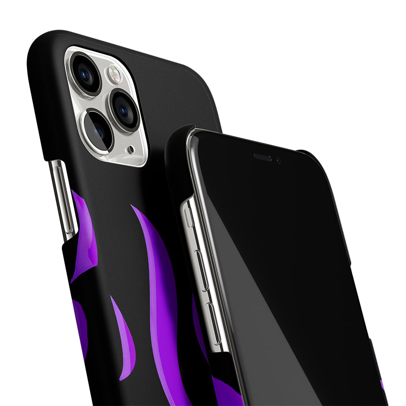 Purple Flames | Matte Case