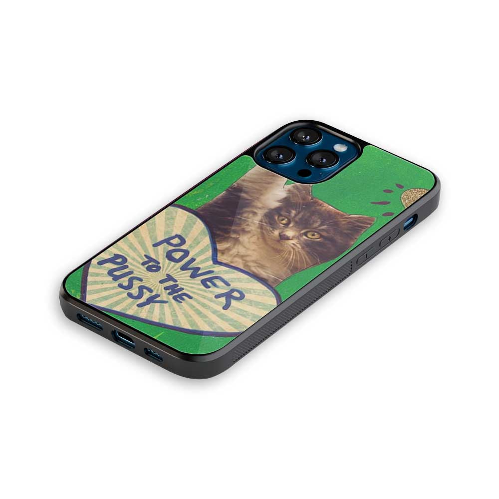 Pussy in Power | Glass Case