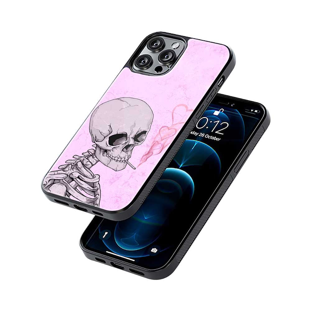 Skeleton Love | Glass Case
