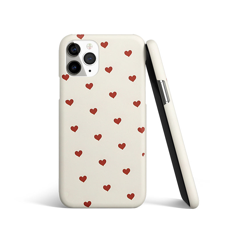Tiny Red Hearts | Matte Case