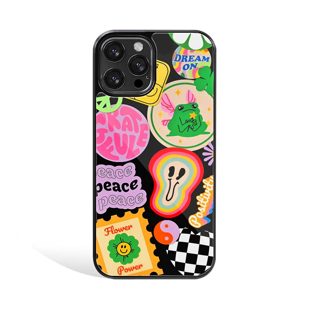 Trippy Peace | Glass Case