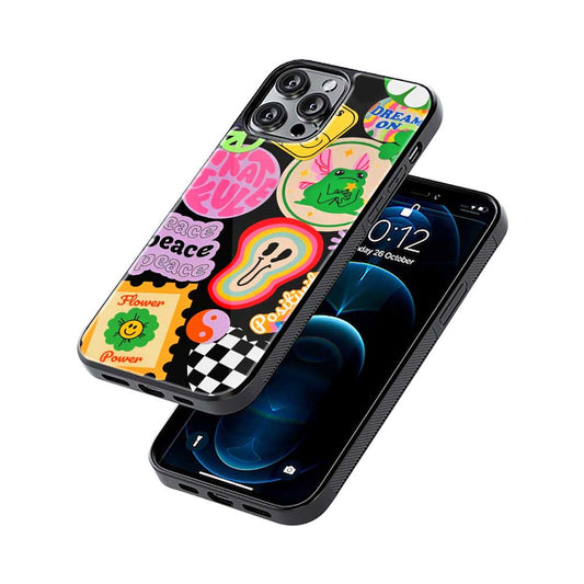 Trippy Peace | Glass Case