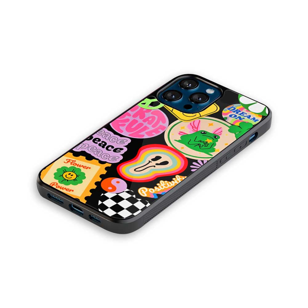 Trippy Peace | Glass Case