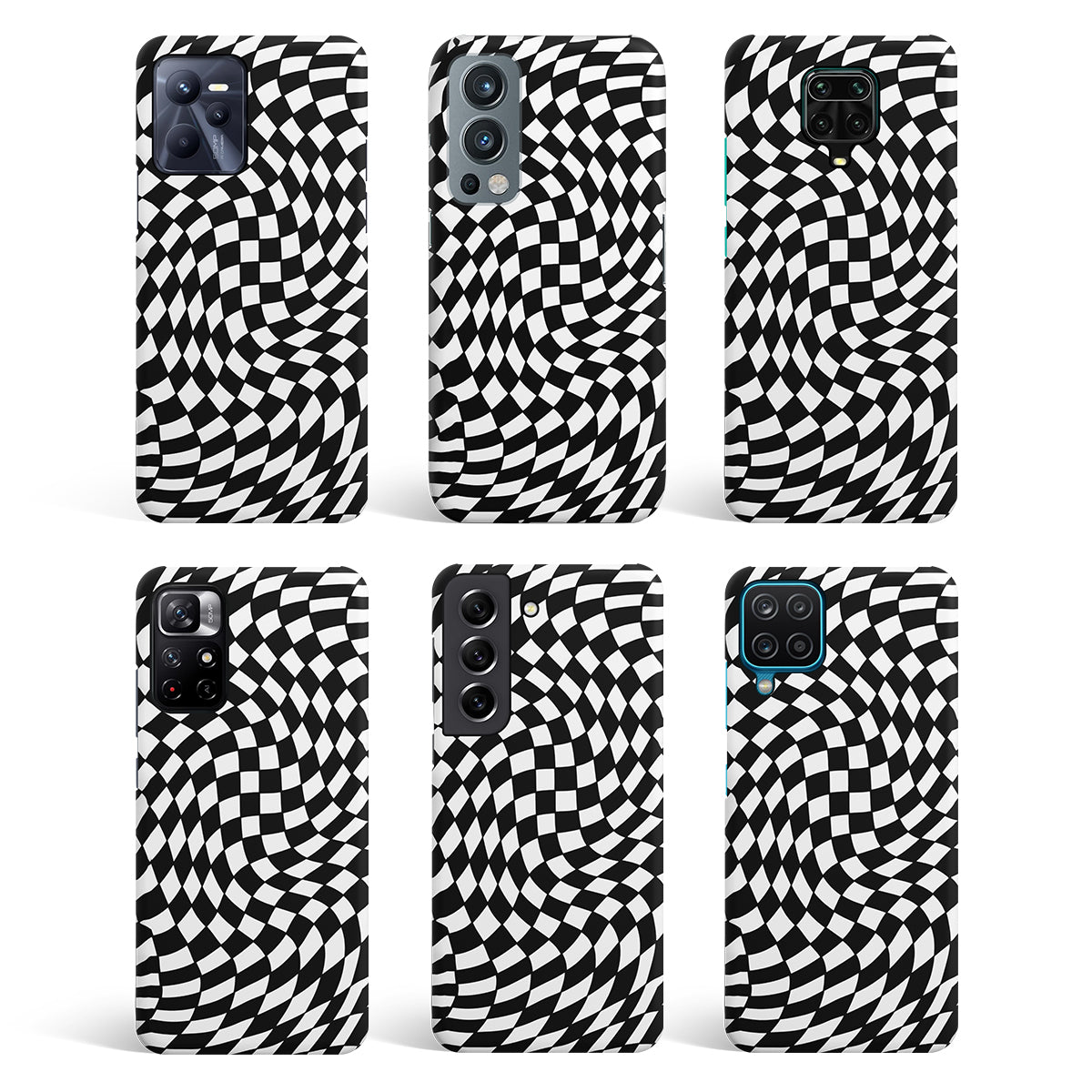 Warped Checkered | Matte Case