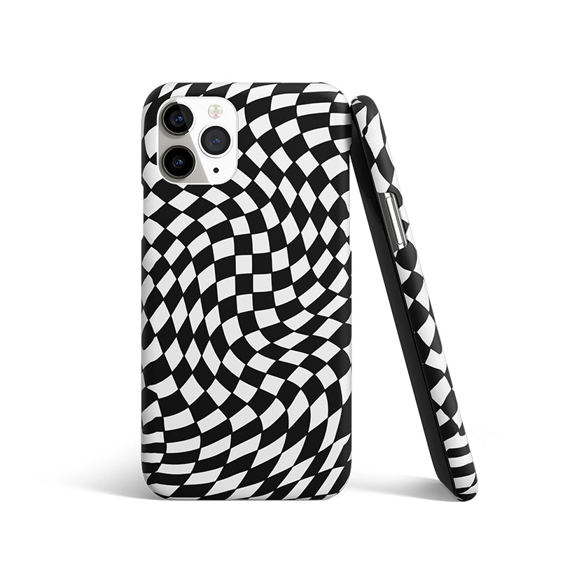 Warped Checkered | Matte Case