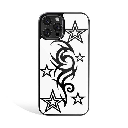 White Tribal Starburn | Glass Case