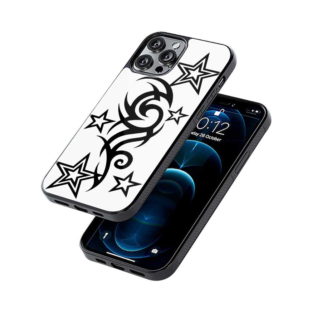 White Tribal Starburn | Glass Case